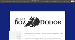 Desktop Screenshot of editions-bozdodor.com