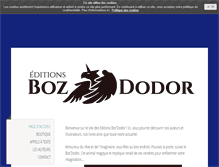 Tablet Screenshot of editions-bozdodor.com